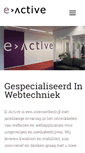 Mobile Screenshot of e-active.nl